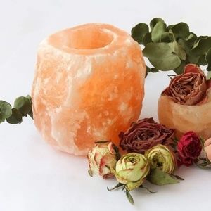 Himalayan Glow Salt Candle Holder NEW 3002B WBM